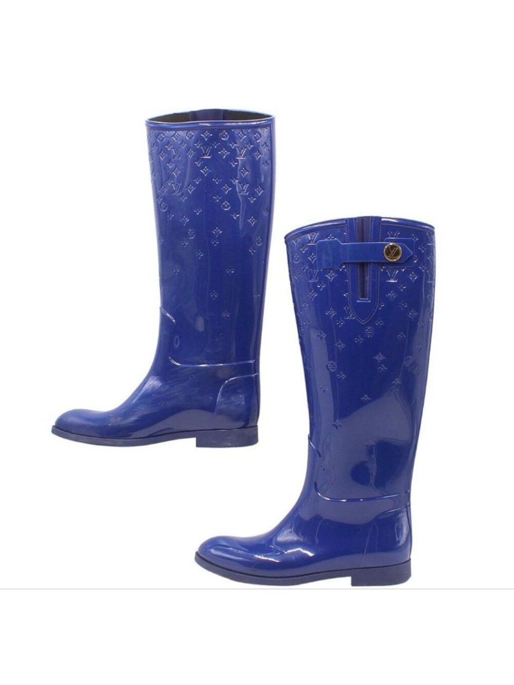 Louis Vuitton Drops Line Rubber Long Rain Boots - Picture 6 of 10